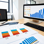 **

*   **Prompt:**  A bright, well-organized office space representing financial transparency.  Graphs showing upward trends in revenue and profit.  Keywords like "audit," "efficiency," and "customer relations" subtly overlaid.  Overall feeling:  Clean, professional, and attractive to buyers.

**