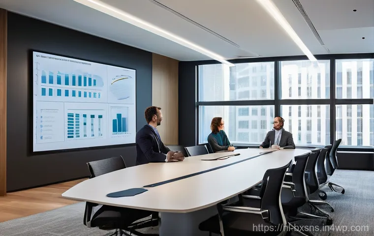 장기적인 성공을 위한 출구 전략 계획 - **"Future-Proofing the Enterprise"**: A diverse team of business professionals, including a visionar...